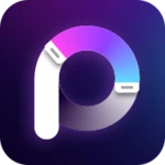 video editor music video maker android application logo